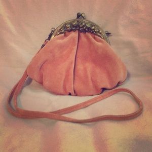Vintage Handmade Mauve Purse